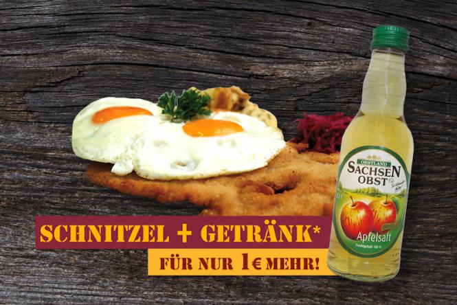 "Der Große Hamburger + Getränk" 